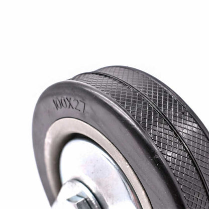 RUEDA GIRATORIA CON FRENO 5″ GOMA-METAL LH-2478