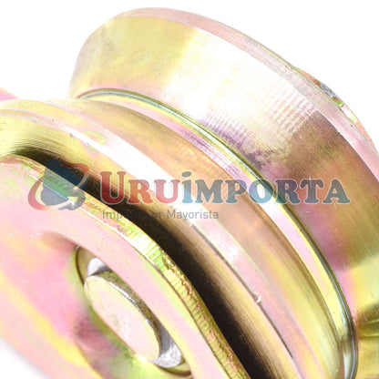 RUEDA PARA PORTON  70X26MM CON SOPORTE LH-2485