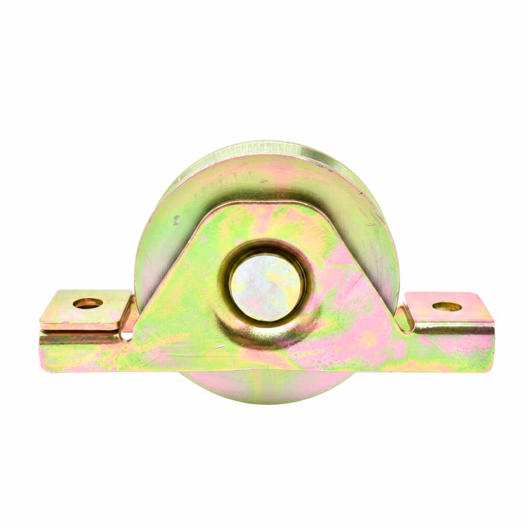 RUEDA PARA PORTON  80X20MM CON SOPORTE LH-2486