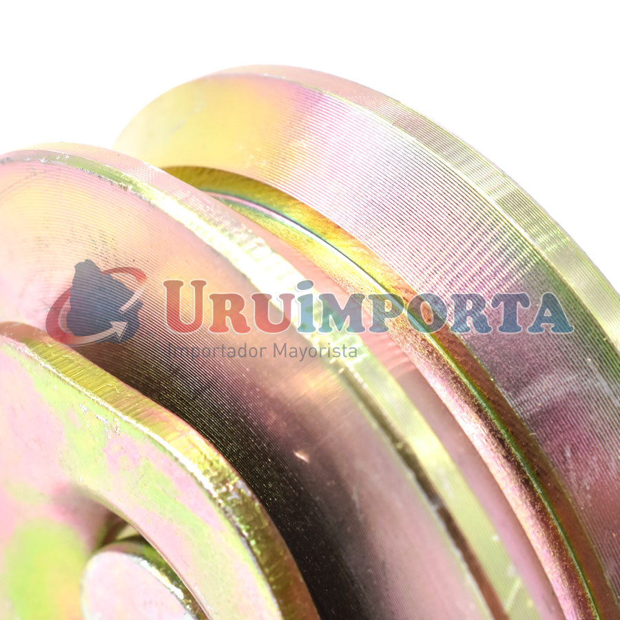 RUEDA PARA PORTON  80X26MM CON SOPORTE LH-2487
