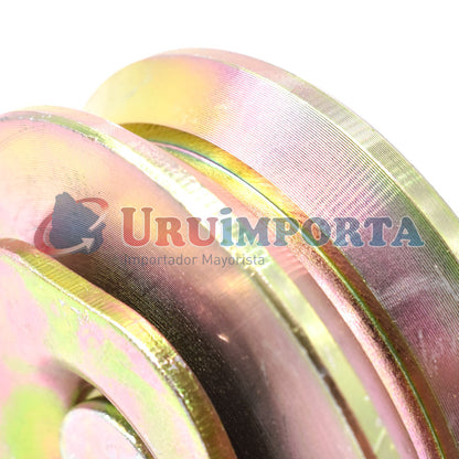 RUEDA PARA PORTON  80X26MM CON SOPORTE LH-2487