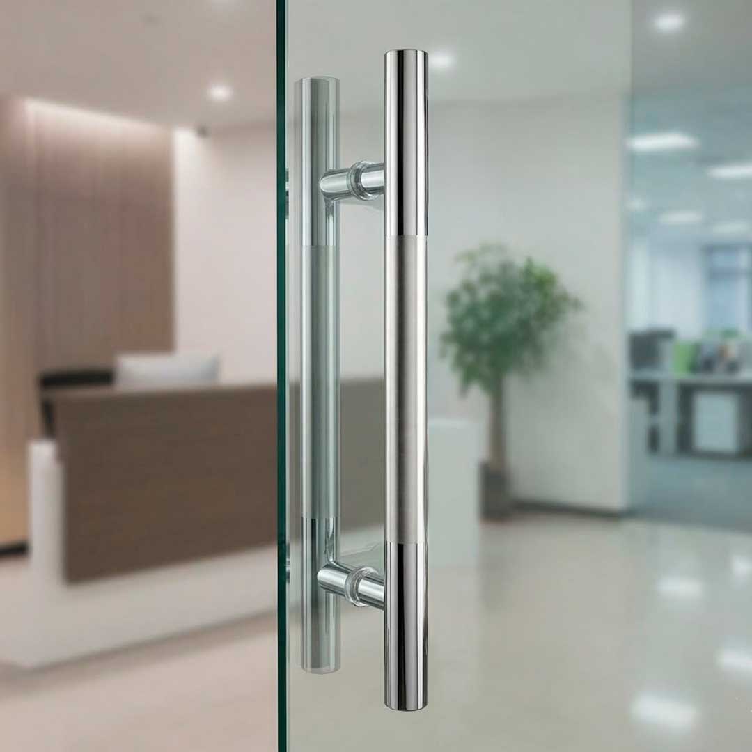 MANIJON METALICO 2PZ PARA PUERTA 30X2.5CM LH-2560