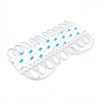 TIRA LED 20 UNIDA 12V 3 LUCES 8CM LUZ FRIA LH-2802