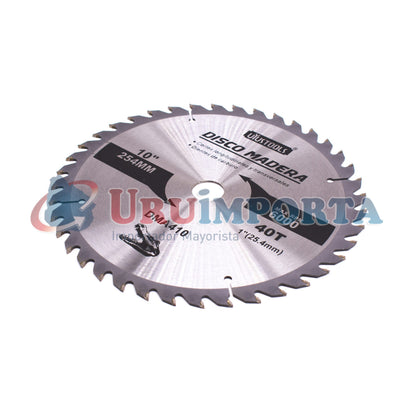DISCO CORTE MADERA 10″ 40D UYUSTOOLS DMA410