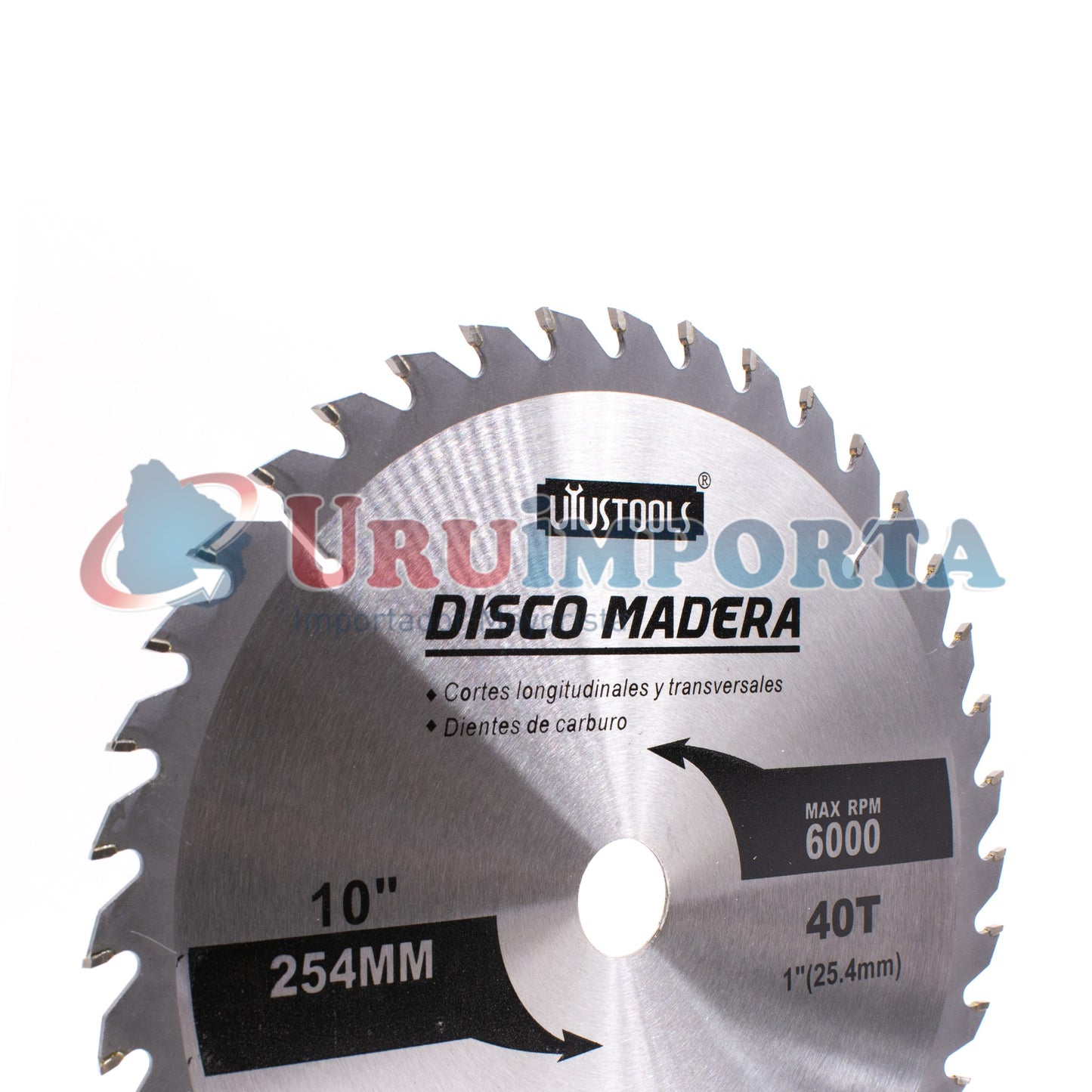 DISCO CORTE MADERA 10″ 40D UYUSTOOLS DMA410
