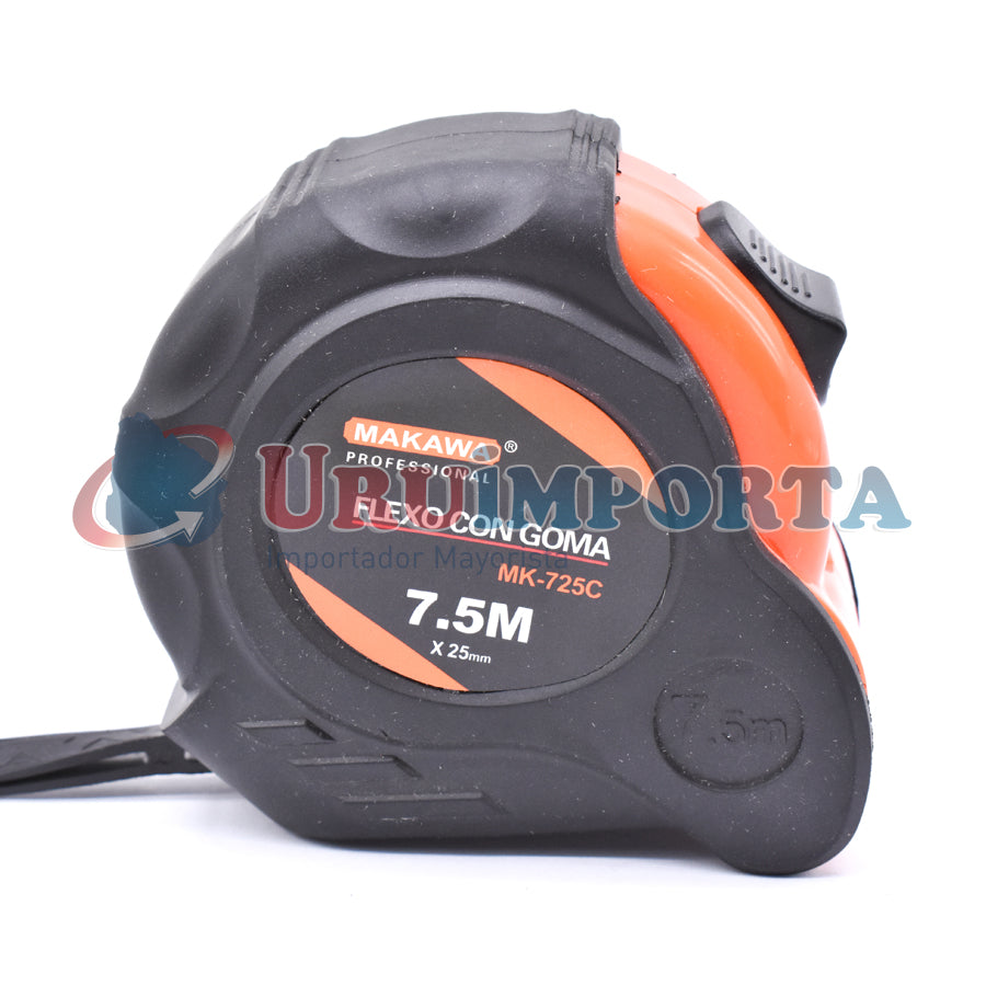 CINTA METRICA 7.5 M ANCHO 25MM MAKAWA MK-725C