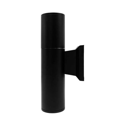 LUMINARIA EXT 2 LUCES 6.5CM DE DIAMET NEGRO LH2806