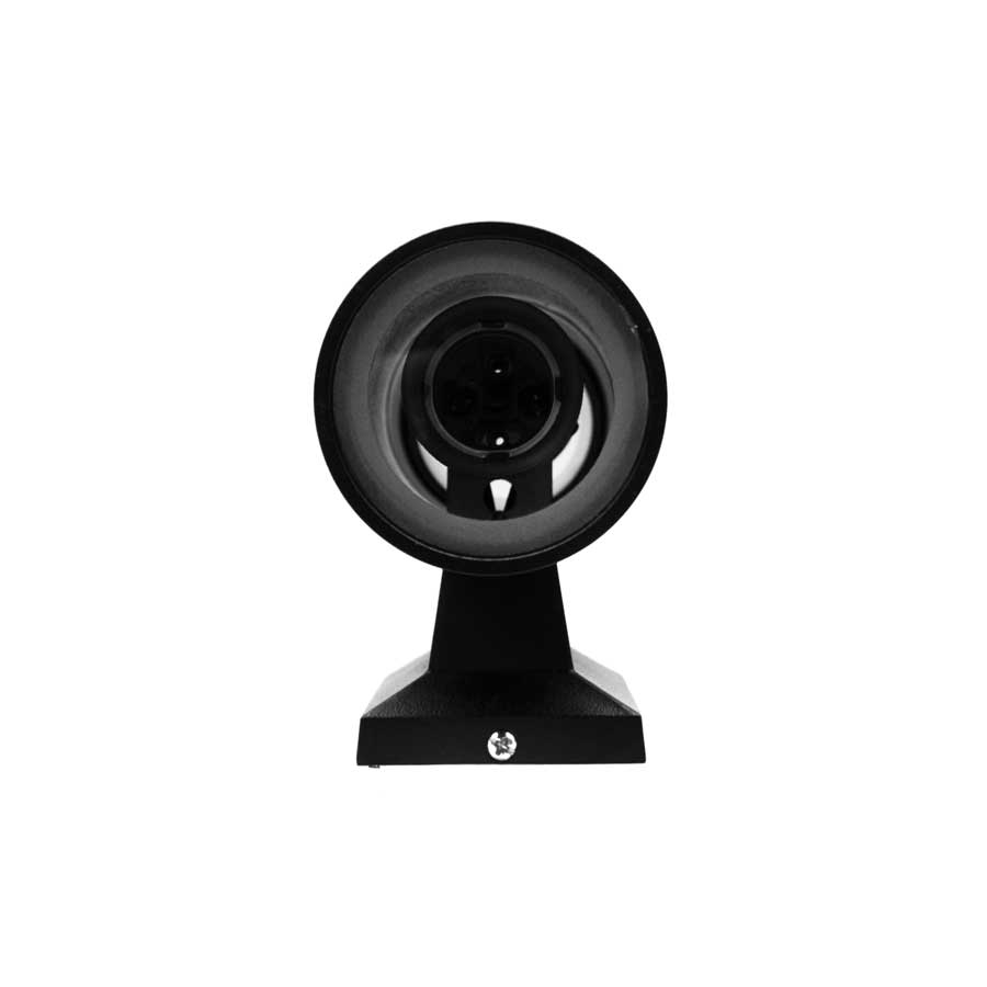 LUMINARIA EXT 2 LUCES 6.5CM DE DIAMET NEGRO LH2806
