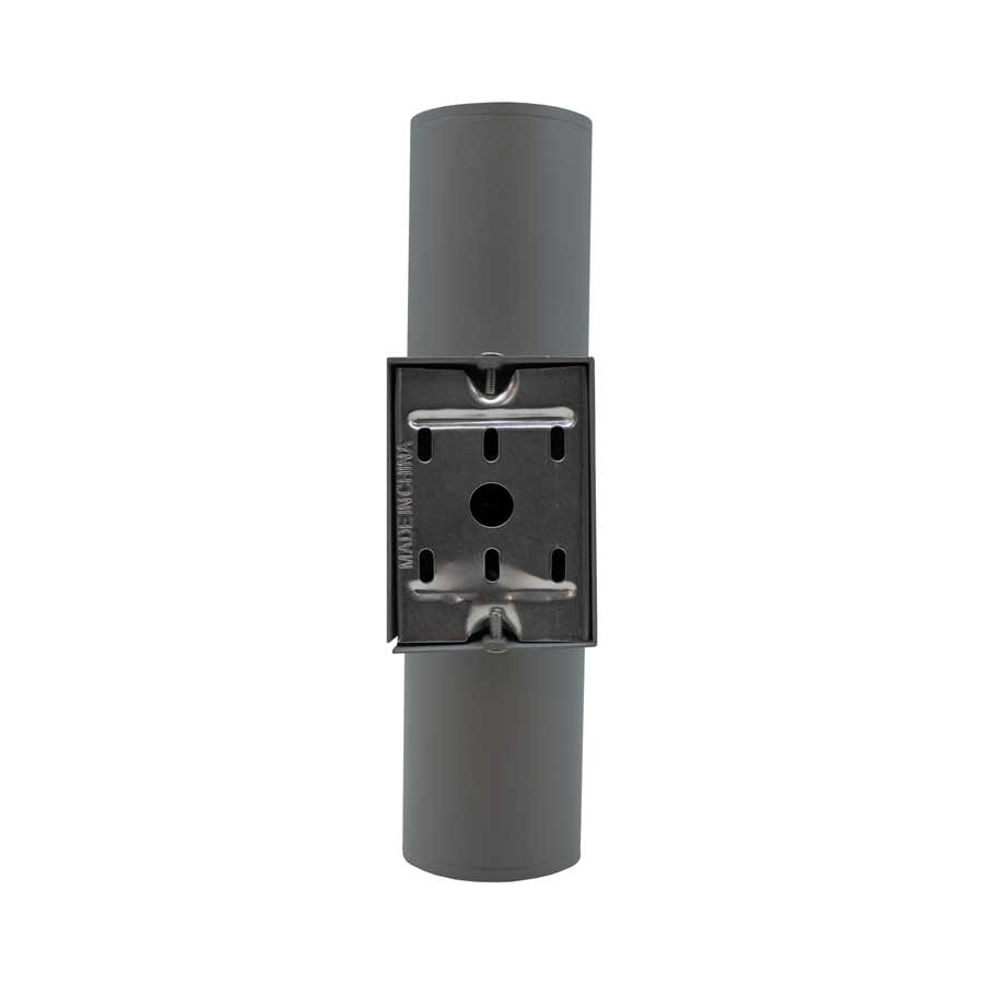 LUMINARIA EXT 2 LUCES 6.5CM DE DIAMET GRIS LH-2807