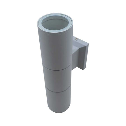 LUMINARIA EXT 2 LUCES 6.5CM DE DIAMET GRIS LH-2807