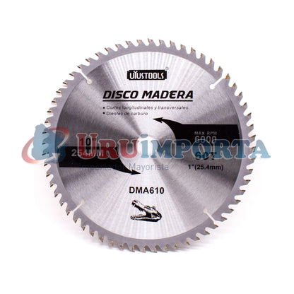 DISCO CORTE MADERA 10″ 60D UYUSTOOLS DMA610