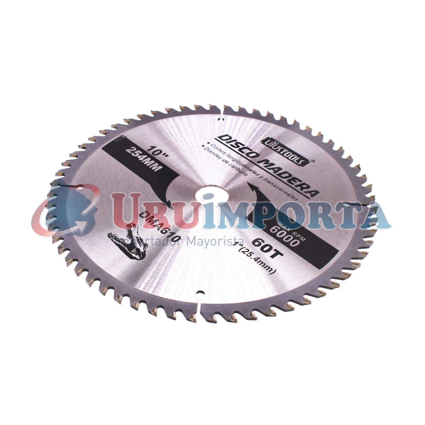DISCO CORTE MADERA 10″ 60D UYUSTOOLS DMA610