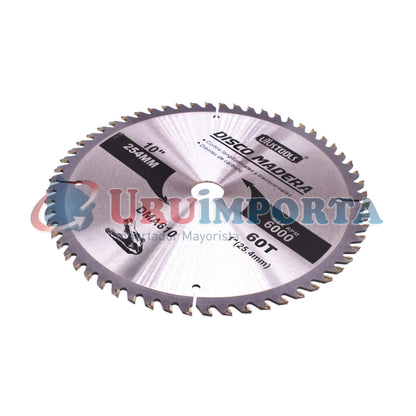 DISCO CORTE MADERA 10″ 60D UYUSTOOLS DMA610