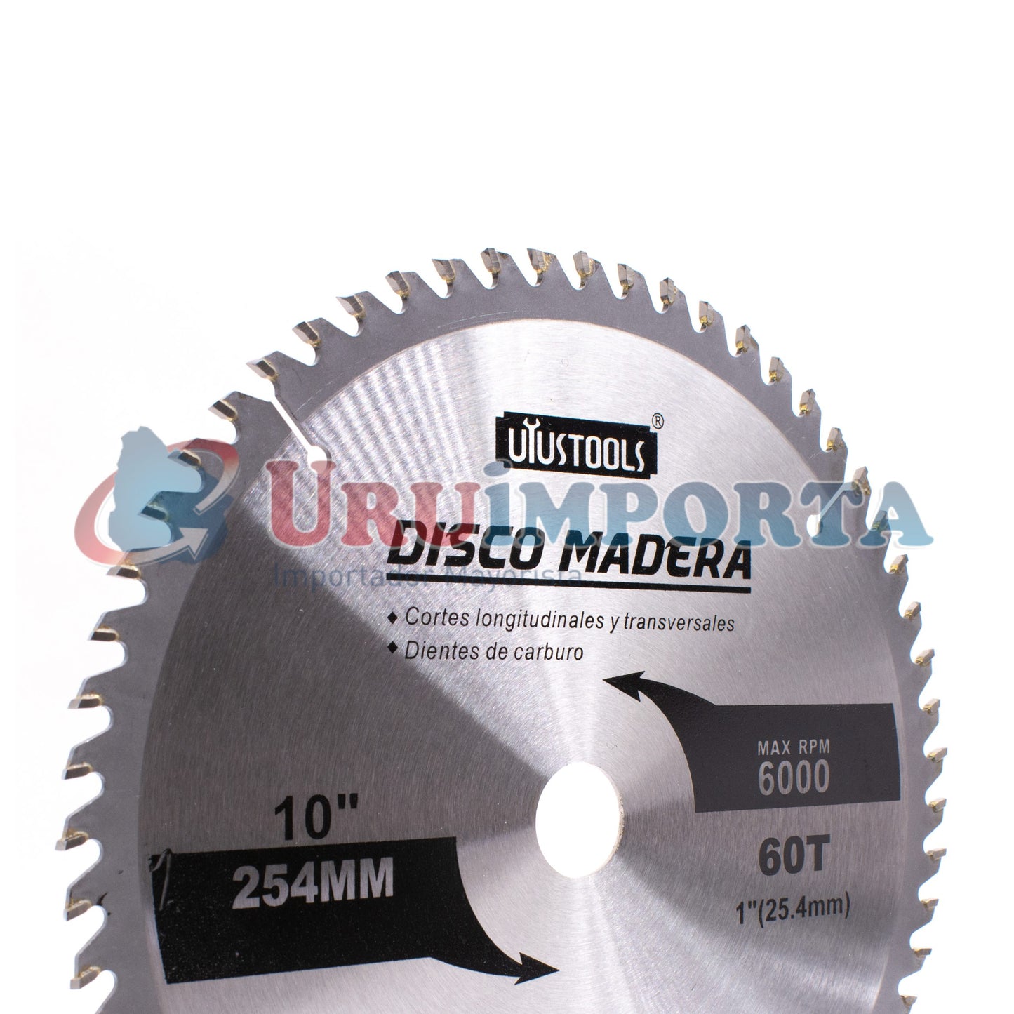 DISCO CORTE MADERA 10″ 60D UYUSTOOLS DMA610