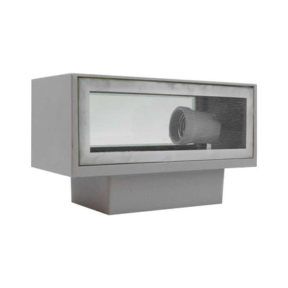 LUMINARIA RECTANGULAR GRIS 21.5X8.5CM LH-2805