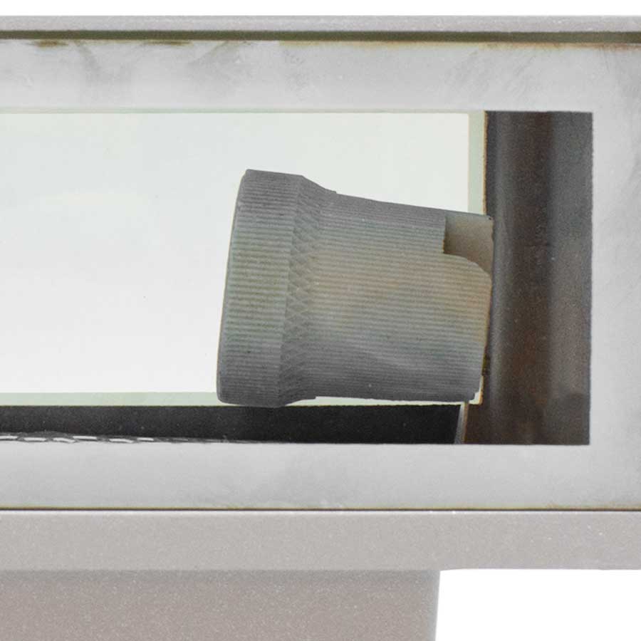 LUMINARIA RECTANGULAR GRIS 21.5X8.5CM LH-2805