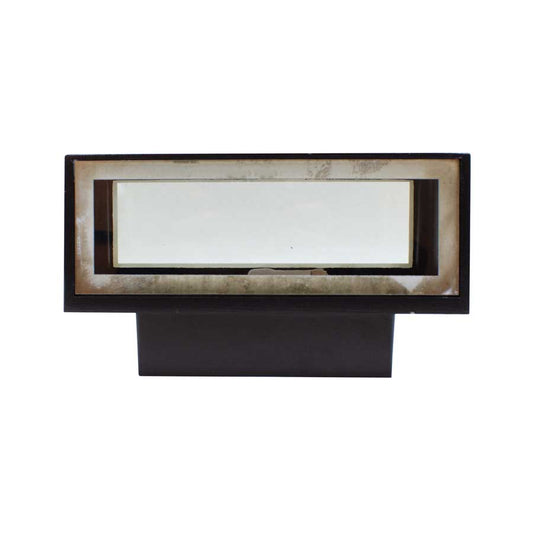 LUMINARIA RECTANGULAR NEGRA 21.5X8.5CM LH-2804