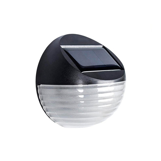 FAROL LED SOLAR REDONDO NEGRO LH-2811
