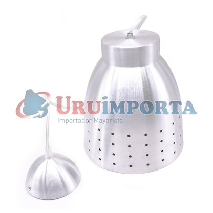 LAMPARA COLGANTE TIPO CAMPANA DE ALUMINIO LH-2864
