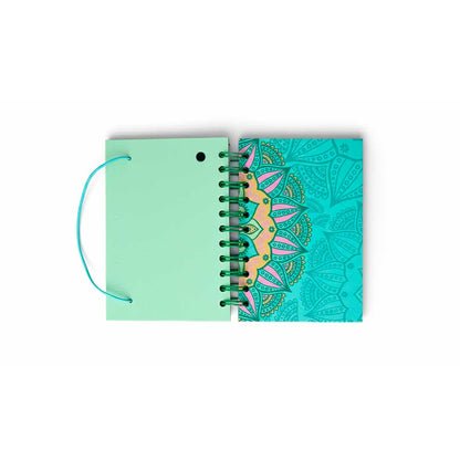 AGENDA CON ESPIRAL DISEÑO MANDALA VS-313S