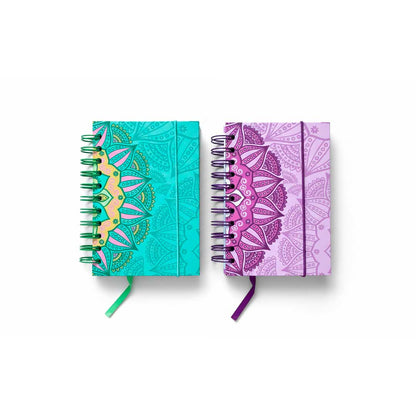 AGENDA CON ESPIRAL DISEÑO MANDALA VS-313S