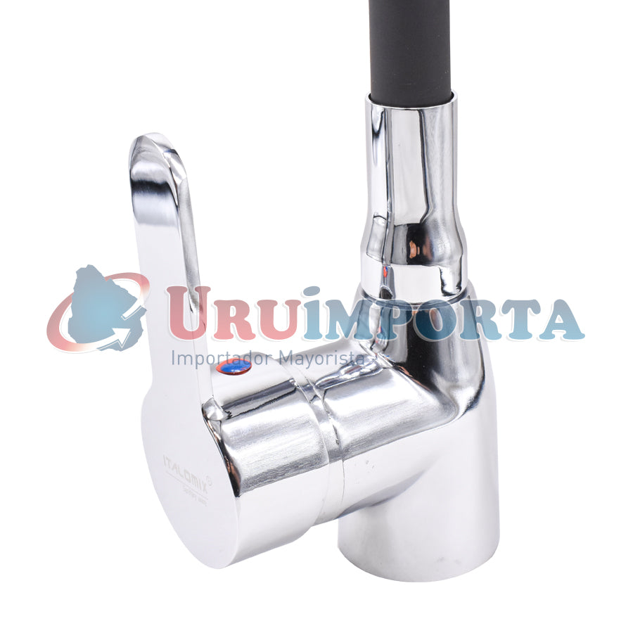 MONOCOMANDO MESADA CRO/NEGRO ITALOMIX LH-2795