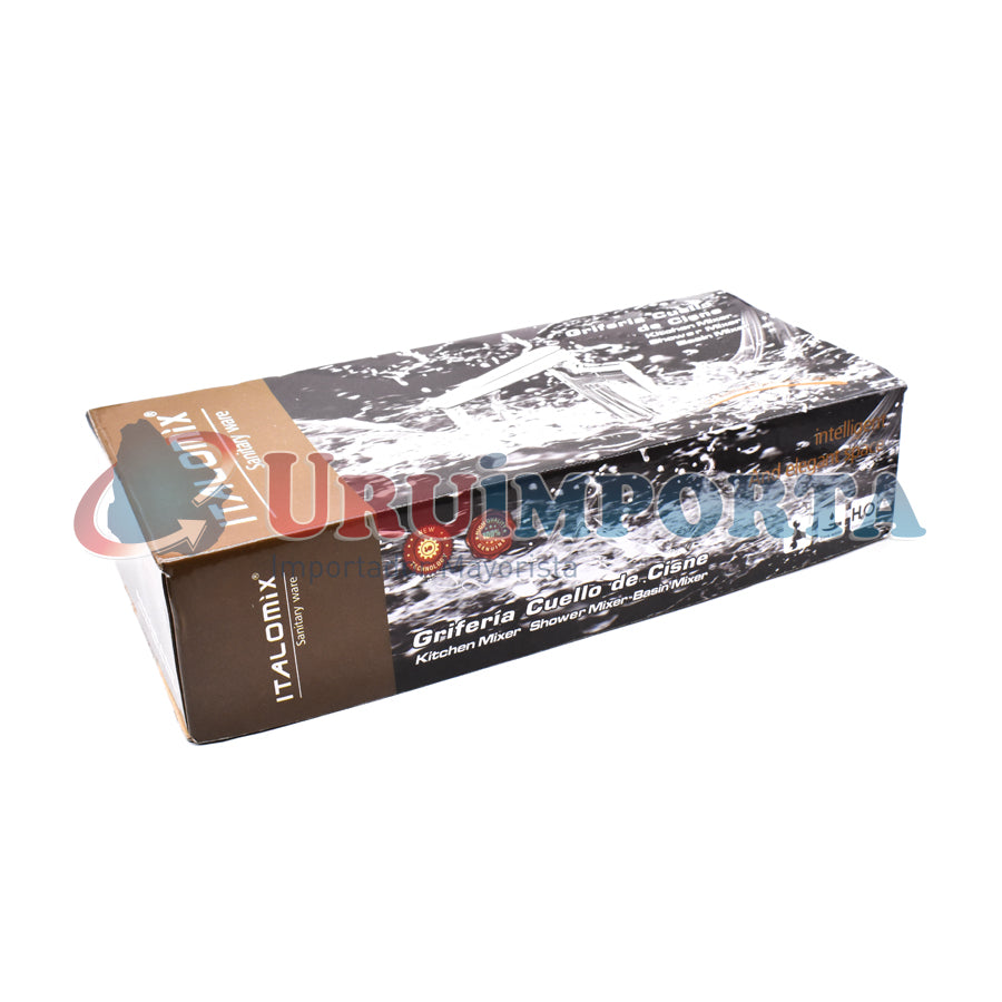 MONOCOMANDO MESADA CRO/NEGRO ITALOMIX LH-2795