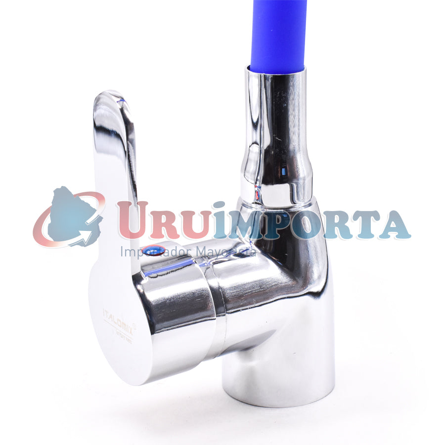 MONOCOMANDO MESADA CRO/AZUL ITALOMIX LH-2796