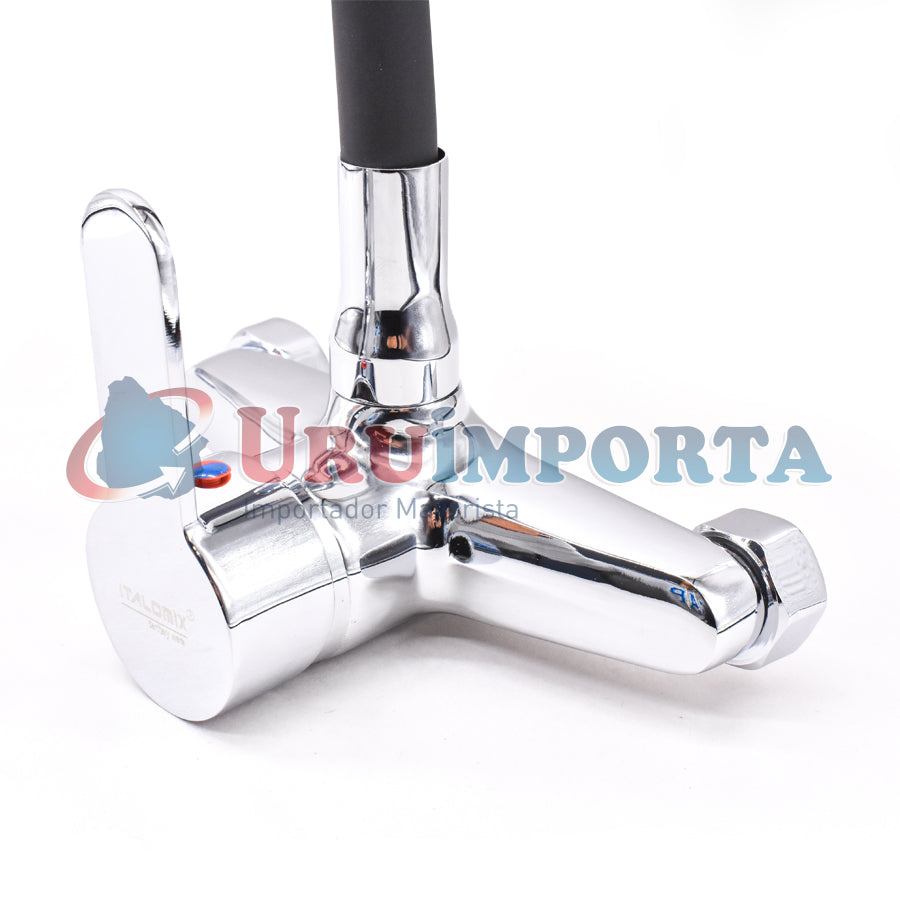MONOCOMANDO 15CM CRO/NEGRO ITALOMIX LH-2790