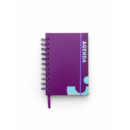 AGENDA CON ESPIRAL COLORES VARIOS 10X15CM VS-300S
