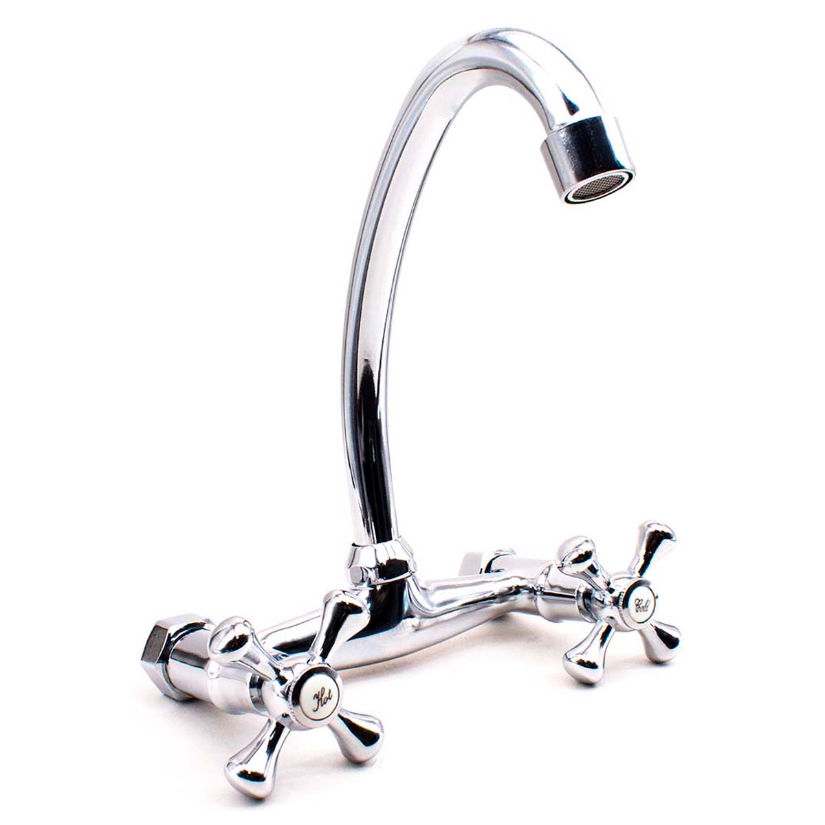 GRIFO DOBLE COMANDO 15CM T/CRUZ ITALOMIX LH-2782