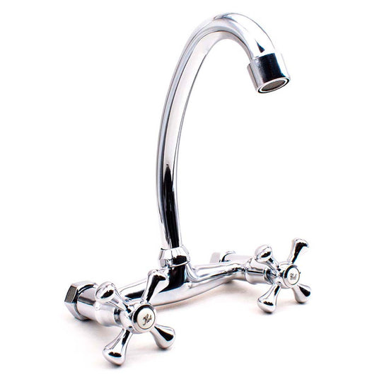 GRIFO DOBLE COMANDO 15CM T/CRUZ ITALOMIX LH-2782