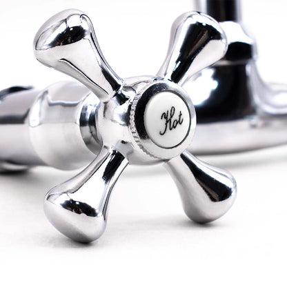 GRIFO DOBLE COMANDO 15CM T/CRUZ ITALOMIX LH-2782