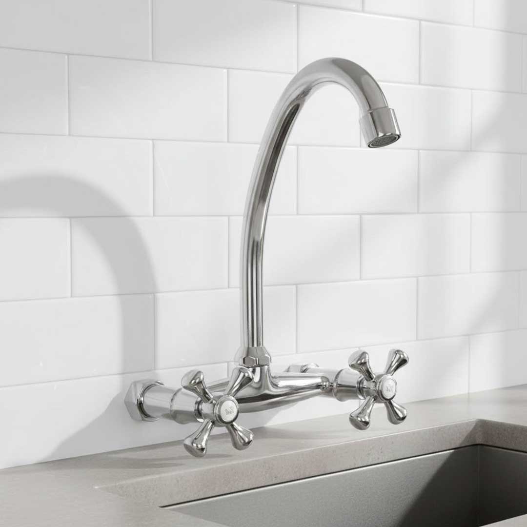 GRIFO DOBLE COMANDO 15CM T/CRUZ ITALOMIX LH-2782