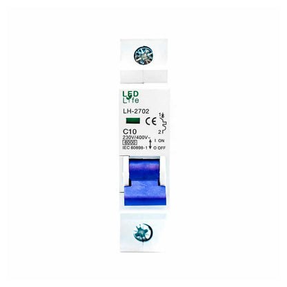 LLAVE TERMICA UNIPOLAR 10A LED LIFE LH-2702