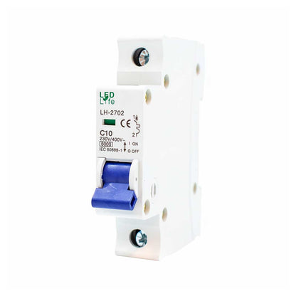 LLAVE TERMICA UNIPOLAR 10A LED LIFE LH-2702