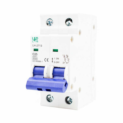 LLAVE TERMICA BIPOLAR 25A LED LIFE LH-2713
