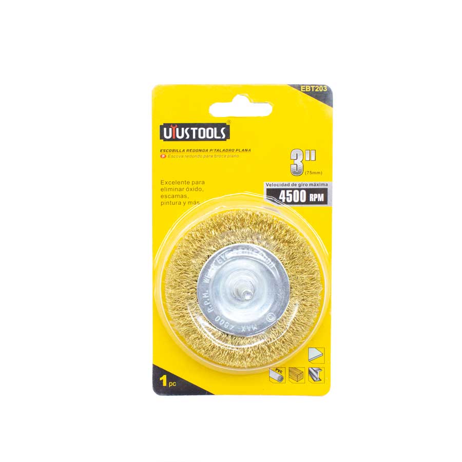 CEPILLO PLANO 3″ 1PZ P/TALADRO UYUS EBT203