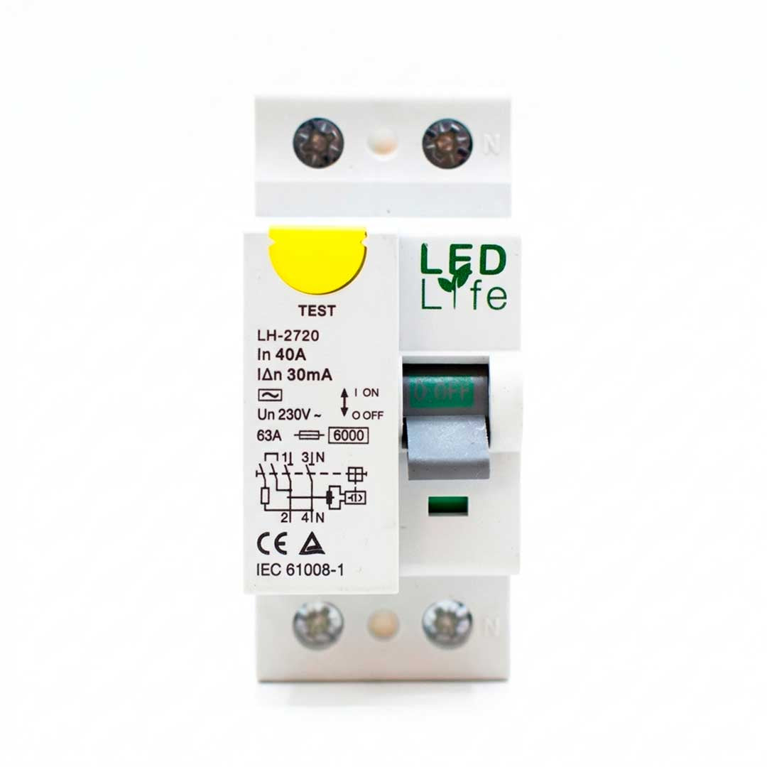 LLAVE DIFERENCIAL 40A LED LIFE LH-2720