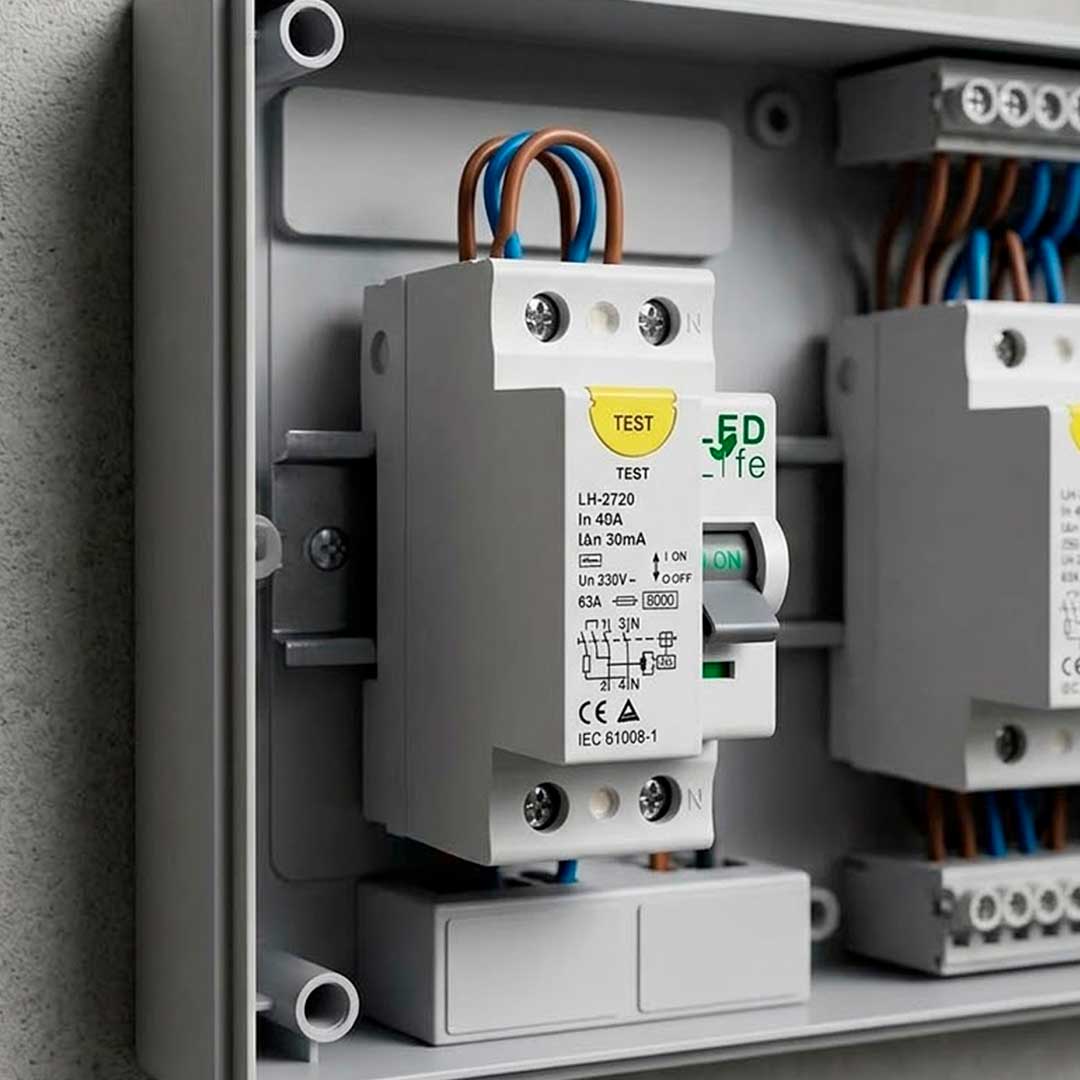 LLAVE DIFERENCIAL 40A LED LIFE LH-2720