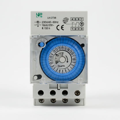 RELOJ TEMPORIZADOR MANUAL 16A LED LIFE LH-2736