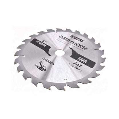 DISCO CORTE MADERA 9″ 24D UYUSTOOLS DMA209