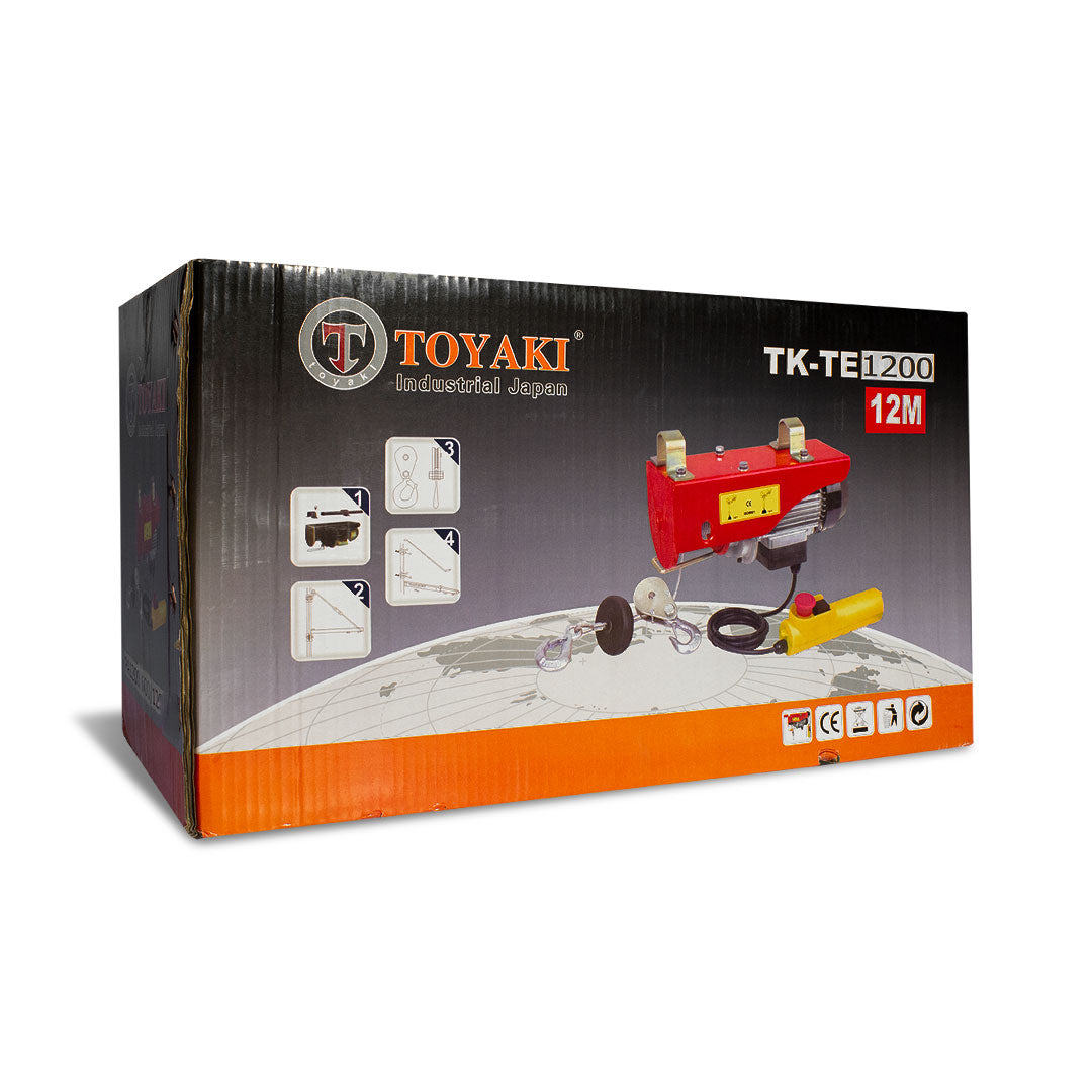 MALACATE ELECTRICO HASTA 1200KG TOYAKI TK-TE1200