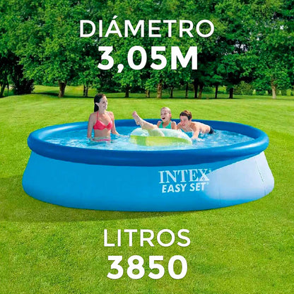 PISCINA INFLABLE REDONDA INTEX 3850 LITROS LH-3253