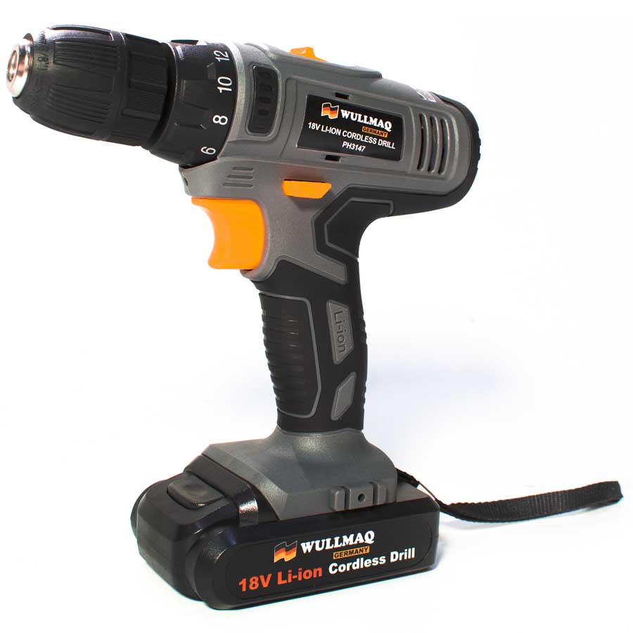 TALADRO A BATERIA 18V CON MALETIN WULLMAQ PH3147