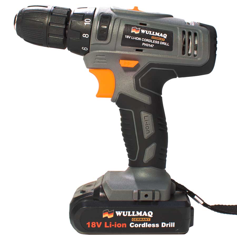 TALADRO A BATERIA 18V CON MALETIN WULLMAQ PH3147