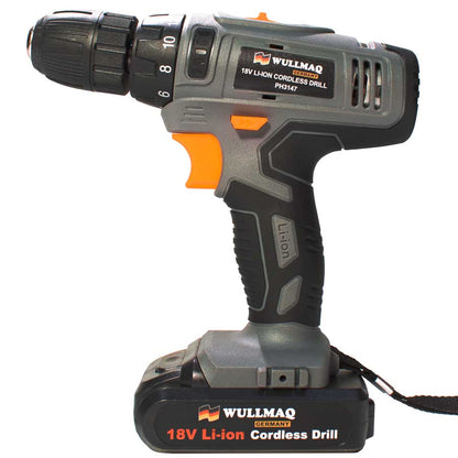 TALADRO A BATERIA 18V CON MALETIN WULLMAQ PH3147