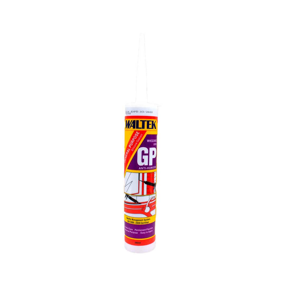 SILICONA 280ML GRIS ANTI-HONGOS WALTEK WKS280G