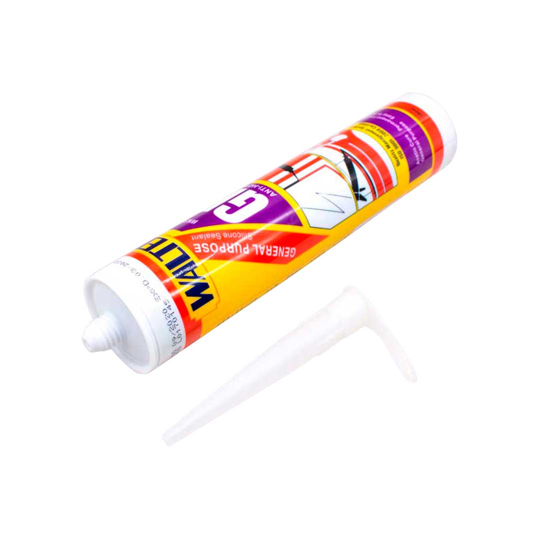 SILICONA 280ML GRIS ANTI-HONGOS WALTEK WKS280G