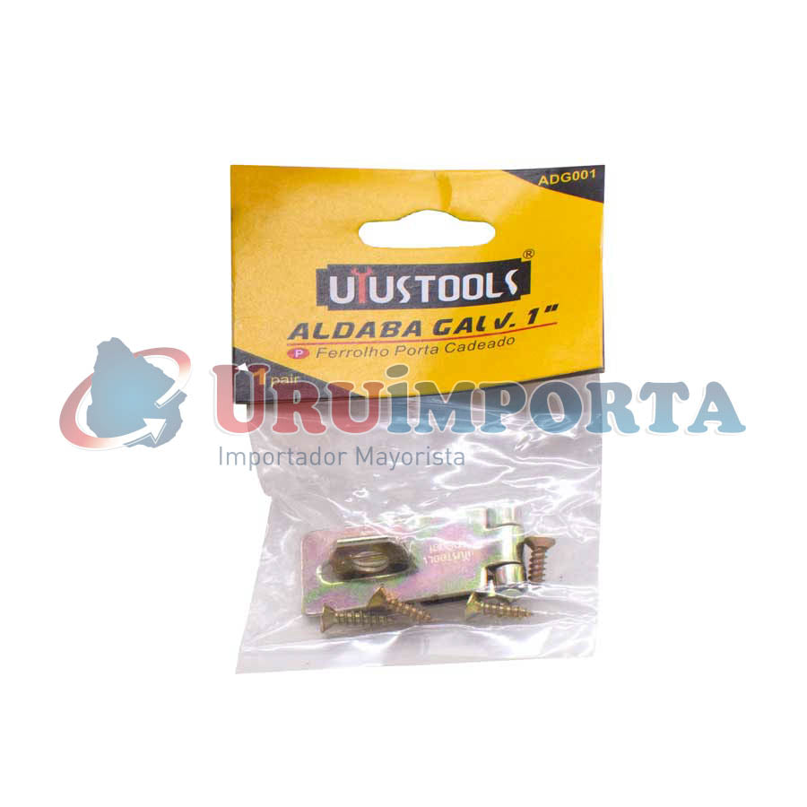 PORTA CANDADO 1″ GALVANIZADO UYUSTOOLS ADG001